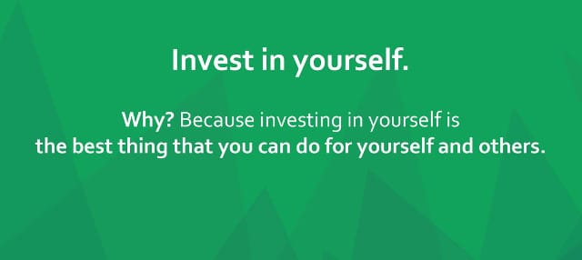 obrazek z hasłem Invest in yourself