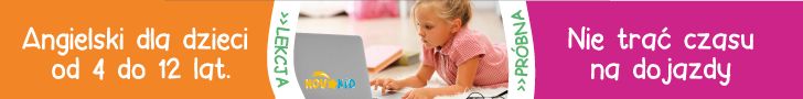 Angielski online dla dzieci - banner reklamowy 