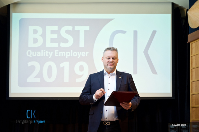 gala Best Quality Employer prowadzący