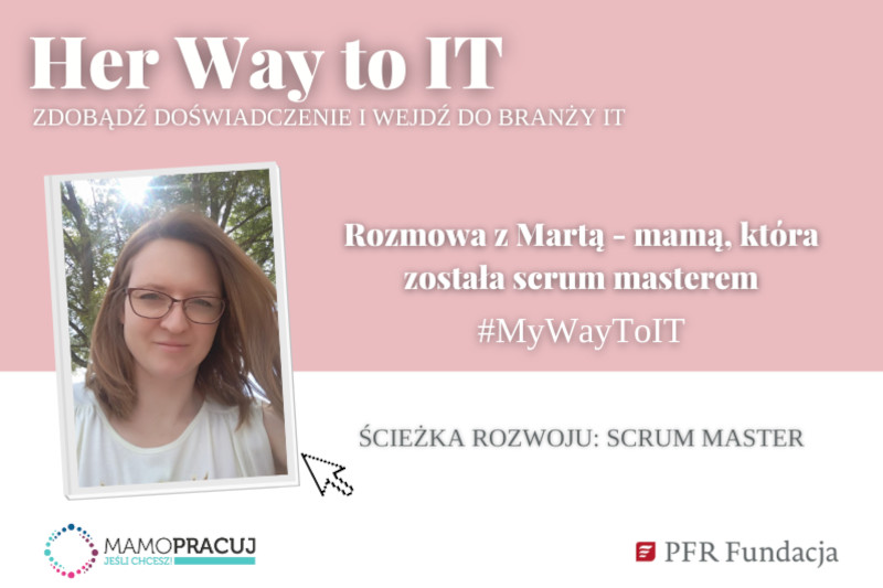 grafika nagranie live marta Wiencek scrum master praca