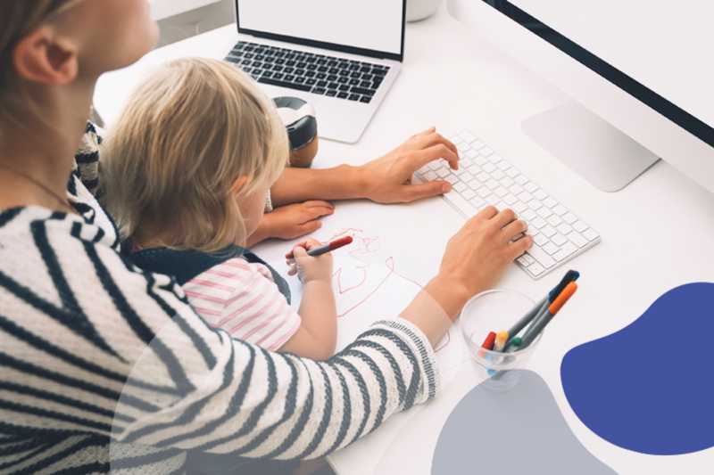 kobiety na rynku pracy mama z dzieckiem