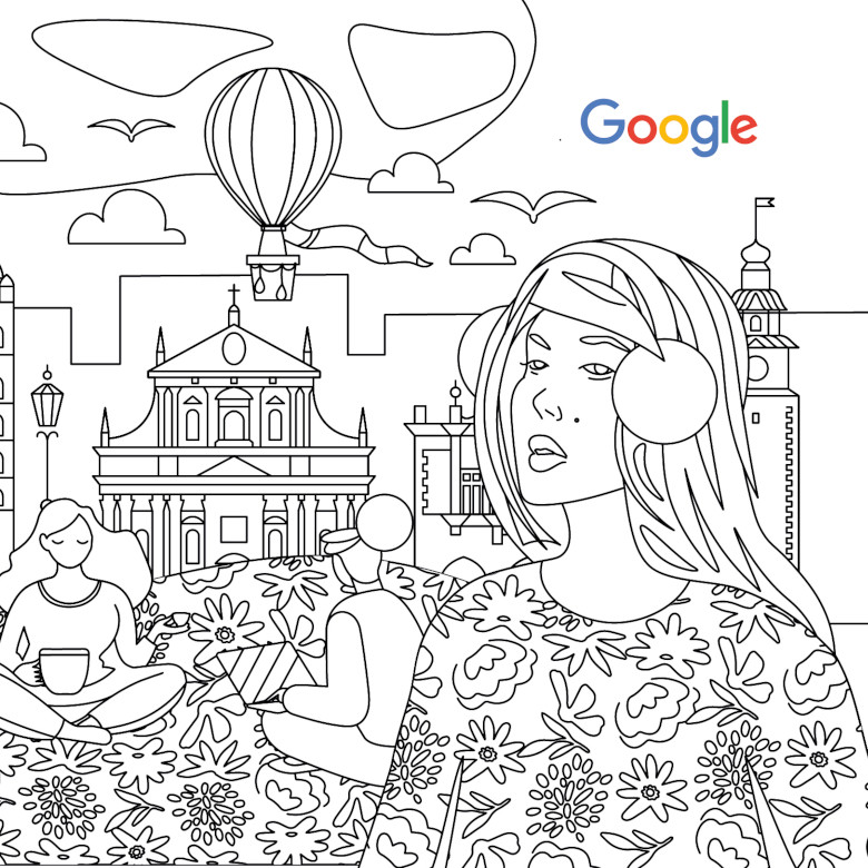 Women in Tech: Connect – Kraków kolorowanka