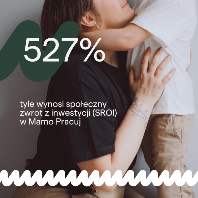 gradika z danymi procentowymi SROI
