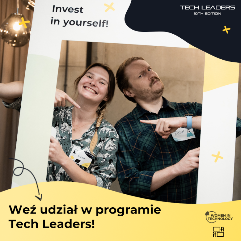 grafika zapraszająca do 10. edycji Tech Leadres